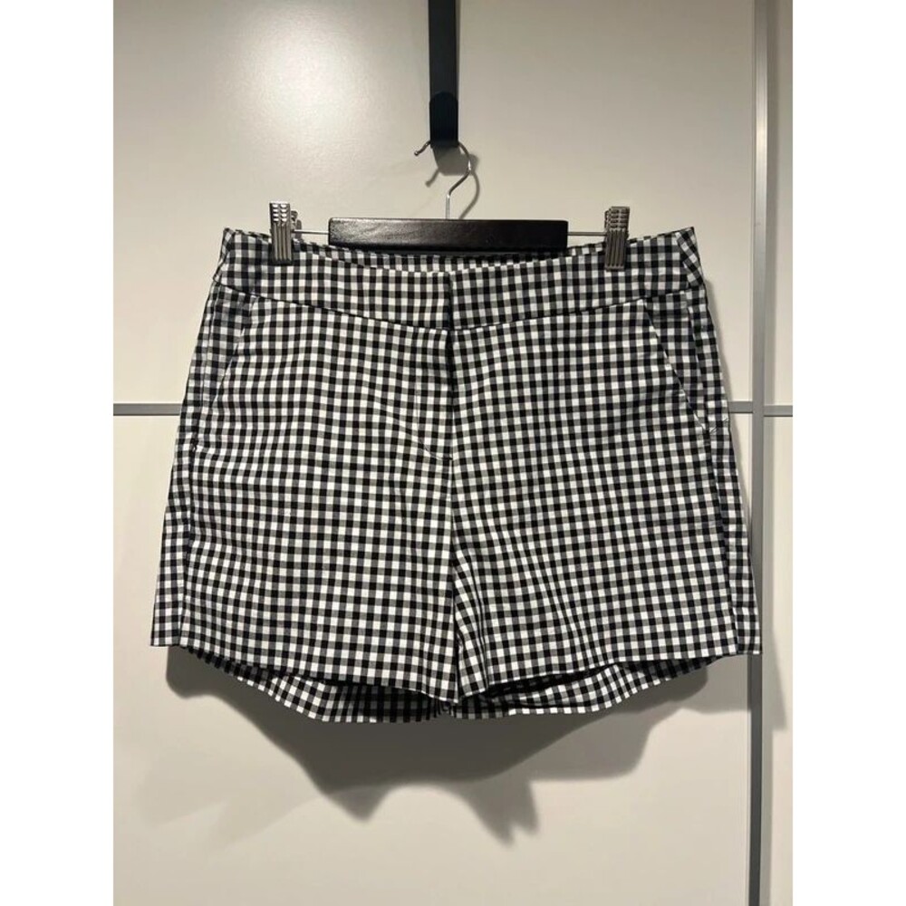 Black & White Plaid Shorts